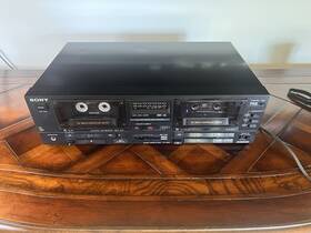 Sony Tc-wr660 Vintage Stereo Dual Cassette Tape Deck Component - Black