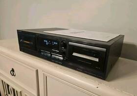 Tc-wr741 Sony Dual Cassette Tape Deck Auto Reverse Japan Needs Belt Parts Repair
