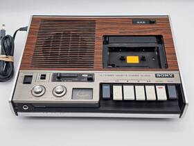 Tcm-2600 Sony Rare Vintage Stereo Cassette-corder Portable Recorder -as Is Parts