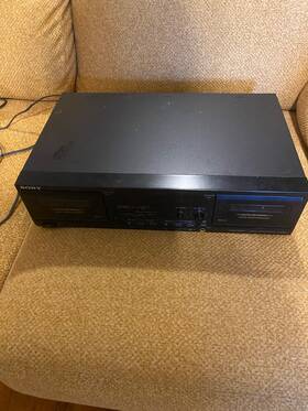 Sony Tv-wr535 Dual Cassette Deck Player Recorder