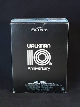 Wm-701c Sony Vintage Walkman 10th Anniversary Edition New In Original Open Box