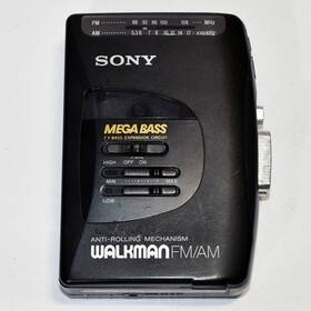 Wm-fx16 Sony Working Mega Bass Walkman Am/fm Radio Cassette New Belt 0625