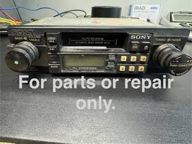 Xr-33 Sony Xr33 Car Fm/am Cassette Stereo Dual Shaft. For Parts Or Repair