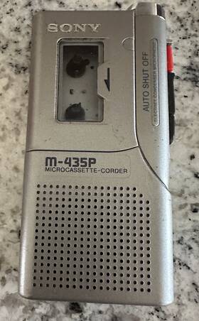 Yum-435p Sony - 435p Micro Cassette Recorder