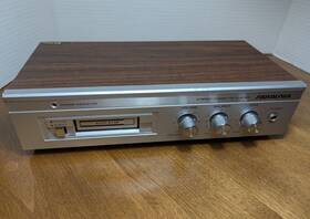 5033 Soundesign Stereo Cassette Player Vintage Woodgrain Powers Up Not Tested