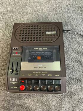 U060510 Superscope By Marantz C-180 3-way Stereo Cassette Tape Deck Player Recorder