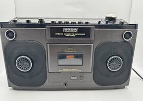 Crs-2200 Superscope Marantz Boombox Am/fm Stereo Cassette Recorder Vintage 1970s