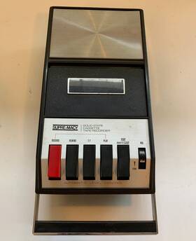 Cmm-007 Supre-macy Solid State Cassette Recorder - Tested Works Great