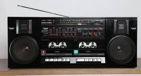 Surround Sound 681-3039 Am/fm Tuner Dual Cassette Phono In New Belts