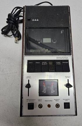 Ct-160w Sylvania Vintage Stereo Cassette Deck - Parts/repair Only