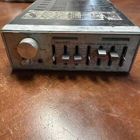 Tancredi Te-100 Vintage Stereo Frequency Car Equalizer/booster - Untested Korea