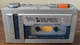 Jc-529 Tapex Jc529 Vintage Model Cassette Tape Recorder Amfm Radio As Is