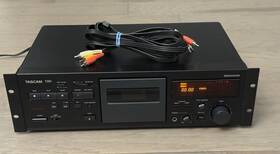 0070231 Tascam 130 Cassette Deck Tape Recorder- With Rca Cable - Tested Works