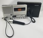 Tc-150a Sony Cassette Corder Recorder Korea Leather Case Microphone Japan Parts