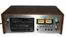 Tc-203sd Sony Vtg Stereo Tape Deck Walnut Wood Mic Line Mixing Silver Works Vg
