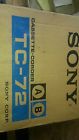Tc-72 Sony Vintage Cassette Recorder With Box