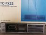 Tc-fx22 Sony Vintage Cassette Deck Stereo Dolby Made In Japan Tape