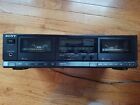 Tc-wr700 Sony Dual Cassette Deck Tape Player Recorder