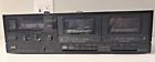 Td-w106 Jvc Dual Cassette Deck High Speed Dubbing Sold For Parts