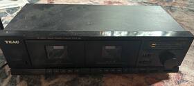 W-480c Teac 480c Stereo Double Cassette Deck Vintage Tested Working