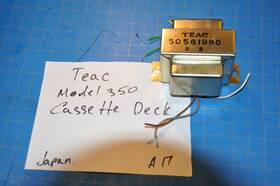 Teac 50561980 Model 350 Cassette Deck Replacement Parts Power Transformer Part #