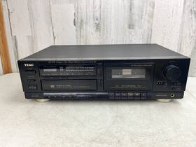 Ad-400 Teac Cd Player Cassette Deck Compact Vintage Powers On For Parts/repair