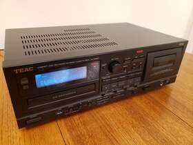 Ad-rw900 Teac Compact Disc Recorder/ Reverse Cassette Deck With Remote Manual
