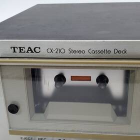 Cx-2210 Teac Cx-210 Stereo Cassette Deck For Parts Repair