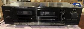 Ew-550 Teac Vintage Stereo Double Dual Cassette Deck Player As Is Untested