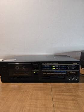 R-425 Teac Rareteac Auto Reverse Stereo Cassette Deck Works Perfect In All Options