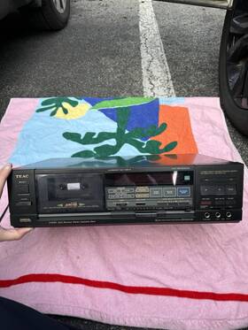 Teac R-606x Auto Reverse Stereo Tape Cassette Deck