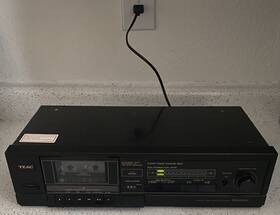 V-210c Teac Stereo Cassette Deck Vintage Tested Working