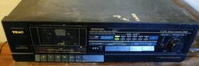 Teac V215g Stereo Cassette Deck For Parts Or Repair Powers On