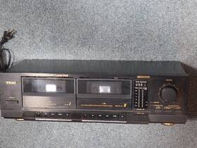 W-350 Teac Vintage Stereo Double Cassette Deck/player Tested And Works
