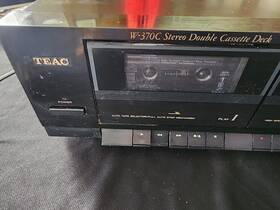 W-370c Teac Dual Auto Reverse Cassette Deck Dolby B And C Works Great