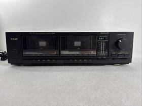 W-375c Teac Stereo Double Cassette Deck Retro Recording Studio