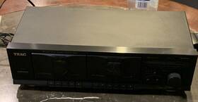 W-415 Teac Stereo Double Twin Cassette Deck-tested-very Nice Condition