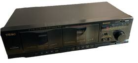 W-515r Teac W-515 Auto Reverse Double Cassette Tape Deck Tested Works Perfect Euc