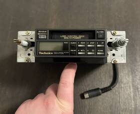 Cq-r920eu Technics Vintage Cassette Car Stereo Head Unit Made In Japan Mint