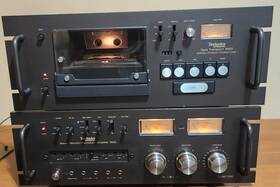 Rs-9900 Technics Us Cassette Deck See Info Belt Needs Replacement Turns On