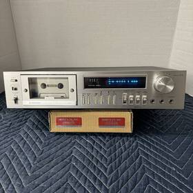 Rs-m258b Technics Vintage 2-head - Auto Reverse Stereo Cassette Deck Serviced