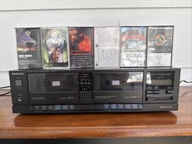 Rs-t11 Technics Cassette Collectors Essentials Set. Dual Tape Deck Tested