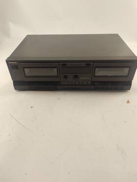 Rs-tr252 Technics Stereo Dual Cassette Tape Deck Player Recorder Tested Working