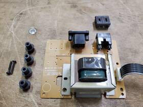 Rtp1k4c008-v Technics Double Cassette Deck Power Supply Transformer Board Works