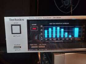 Technics Sh-8044 Tested And Working 1980s Stereo Spectrum 7 Band Graphic Equalizer