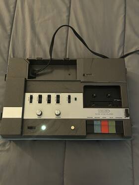 87991-000 Telex Slide Sync Player 0019536 Cassette Recorder