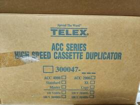 Telex K-000052 Xl 3 Copy Cassette Duplicator Mono Slave Unit