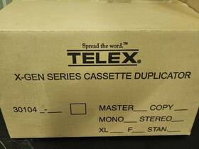 Telex K-001503 X Gen Stereo Cassette Duplicator Expansion Unit Used Working