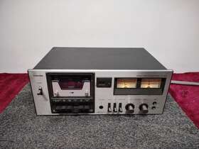 Pc-2460 Toshiba Vtg Cassette Deck Silver Face Hifi Stereo Japan Tested See Pics