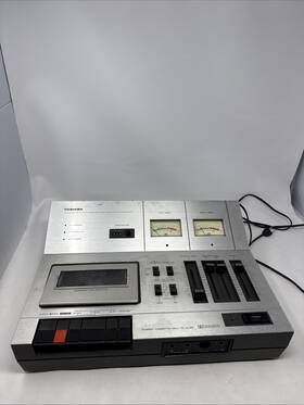 Pc-4030 Toshiba Vintage Stereo Cassette Deck Player/recorder Works - Read